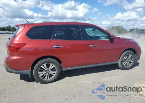 2017 Nissan Pathfinder S z USA, uszkodzony, nr VIN 5N1DR2MM0HC623091